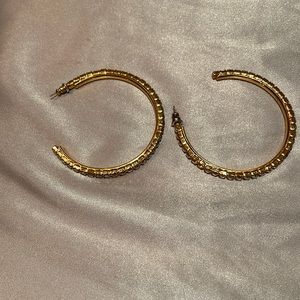 Faux crystal earrings